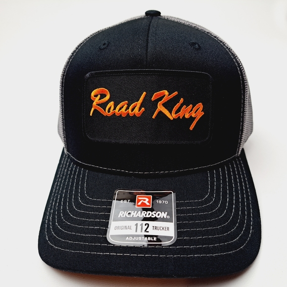Road King Harley Richardson 112 Trucker Embroidered Patch Mesh Snapback… - Picture 2 of 4